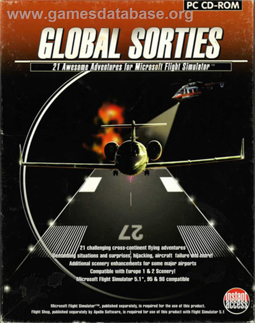 Global Sorties - Microsoft DOS - Artwork - Box