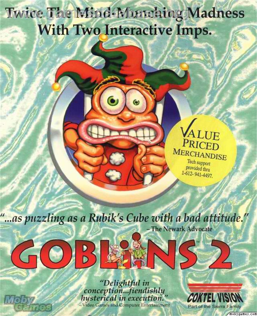 Gobliins 2 - The Prince Buffoon - Microsoft DOS - Artwork - Box