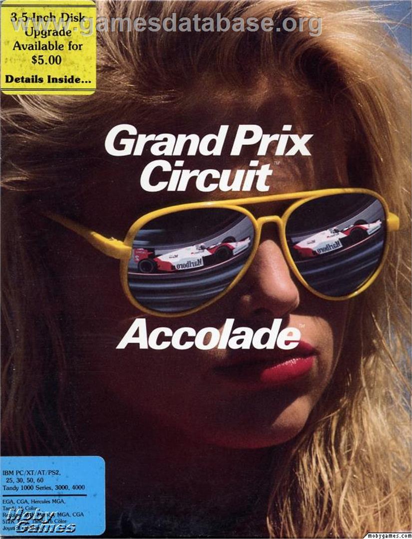 Grand Prix Circuit - Microsoft DOS - Artwork - Box