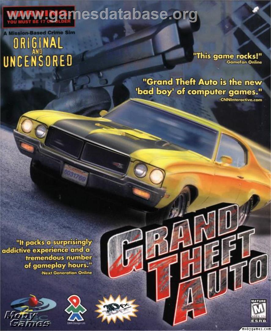 Grand Theft Auto - Microsoft DOS - Artwork - Box