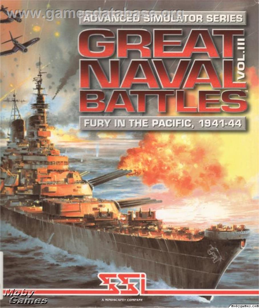 Great Naval Battles Vol 3 - Fury In The Pacific 1941-1944 - Microsoft DOS - Artwork - Box