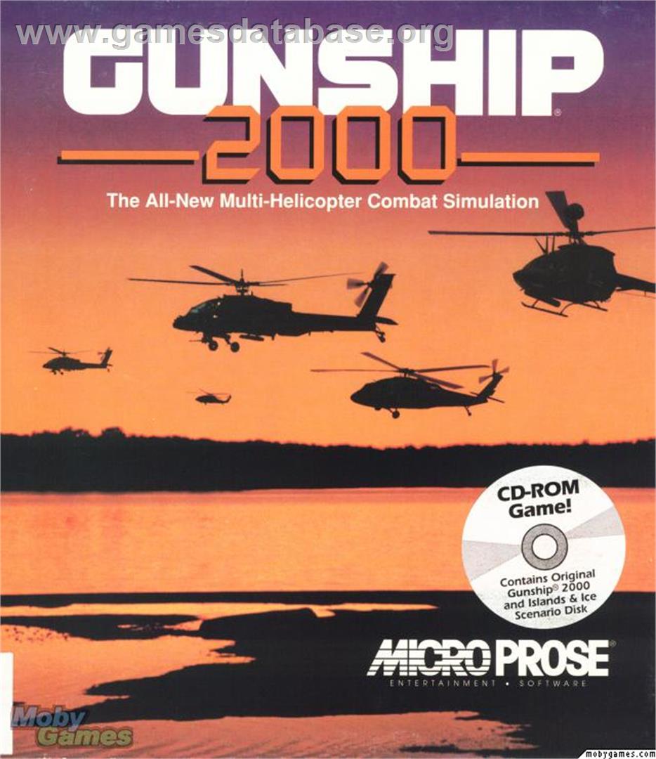 Gunship 2000 - Microsoft DOS - Artwork - Box
