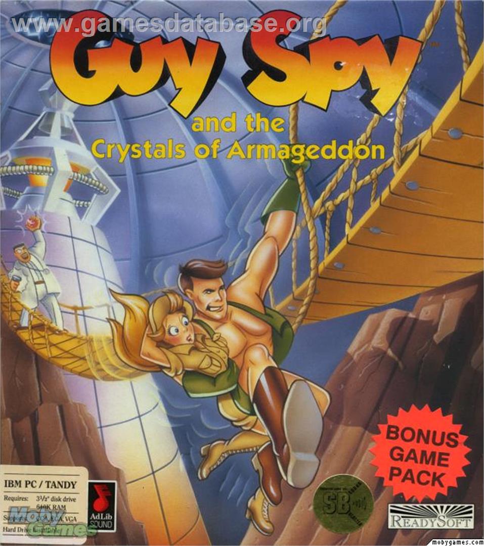 Guy Spy and the Crystals of Armageddon - Microsoft DOS - Artwork - Box