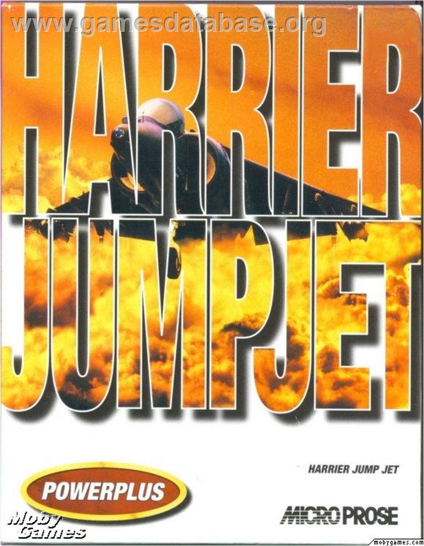 Harrier Jump Jet - Microsoft DOS - Artwork - Box