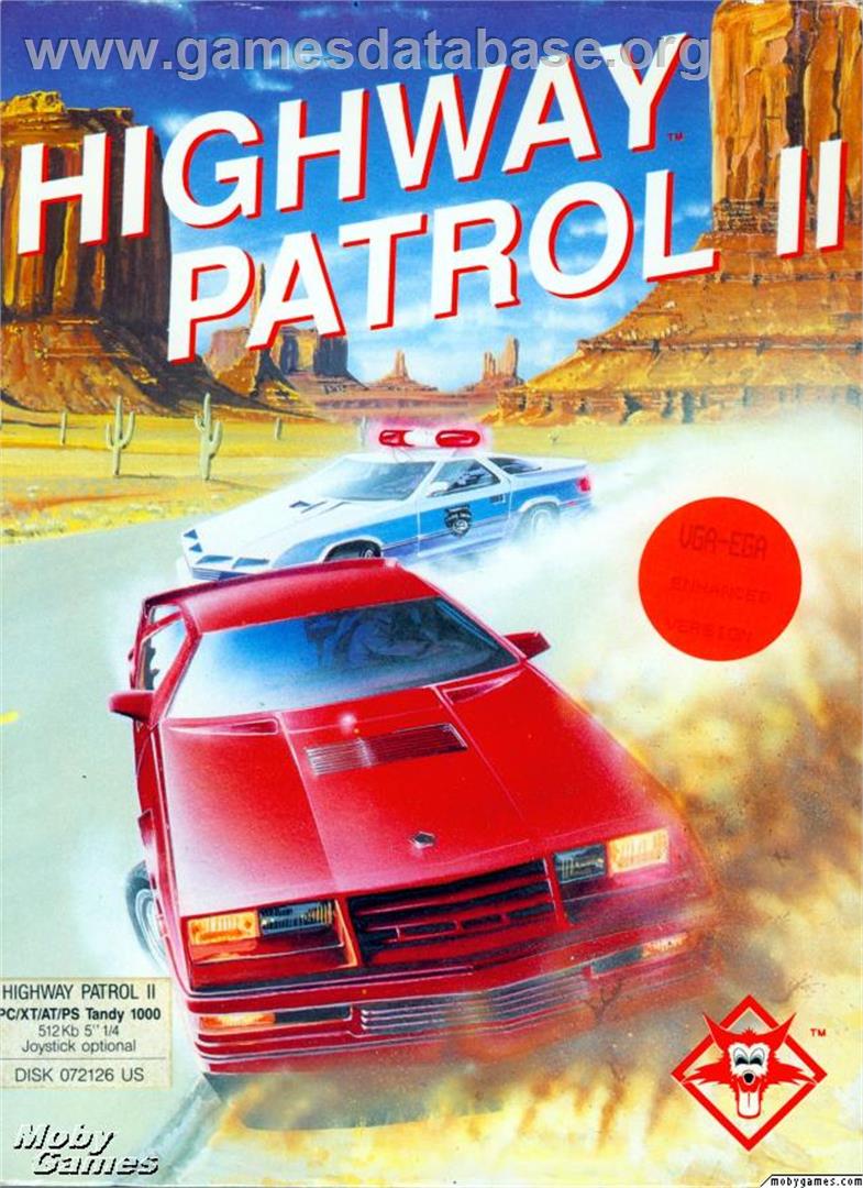 Highway Patrol 2 - Microsoft DOS - Artwork - Box