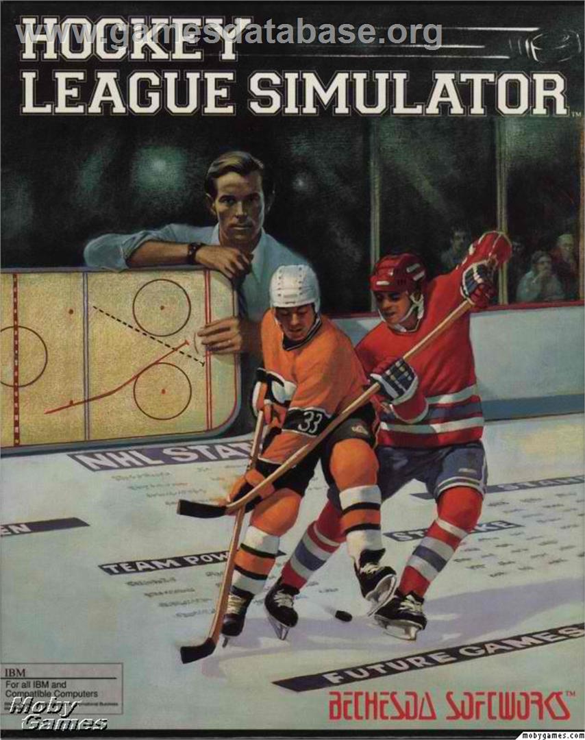 Hockey League Simulator - Microsoft DOS - Artwork - Box