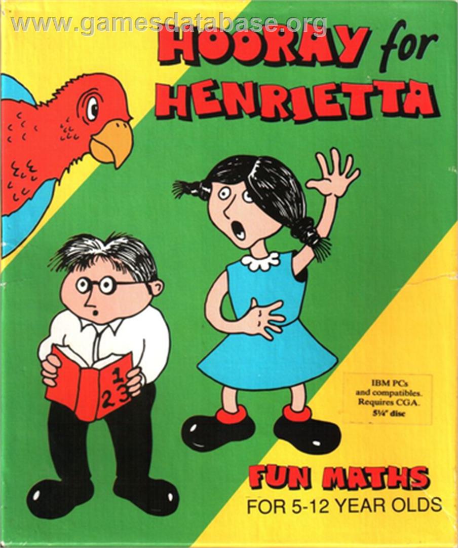 Hooray for Henrietta - Microsoft DOS - Artwork - Box