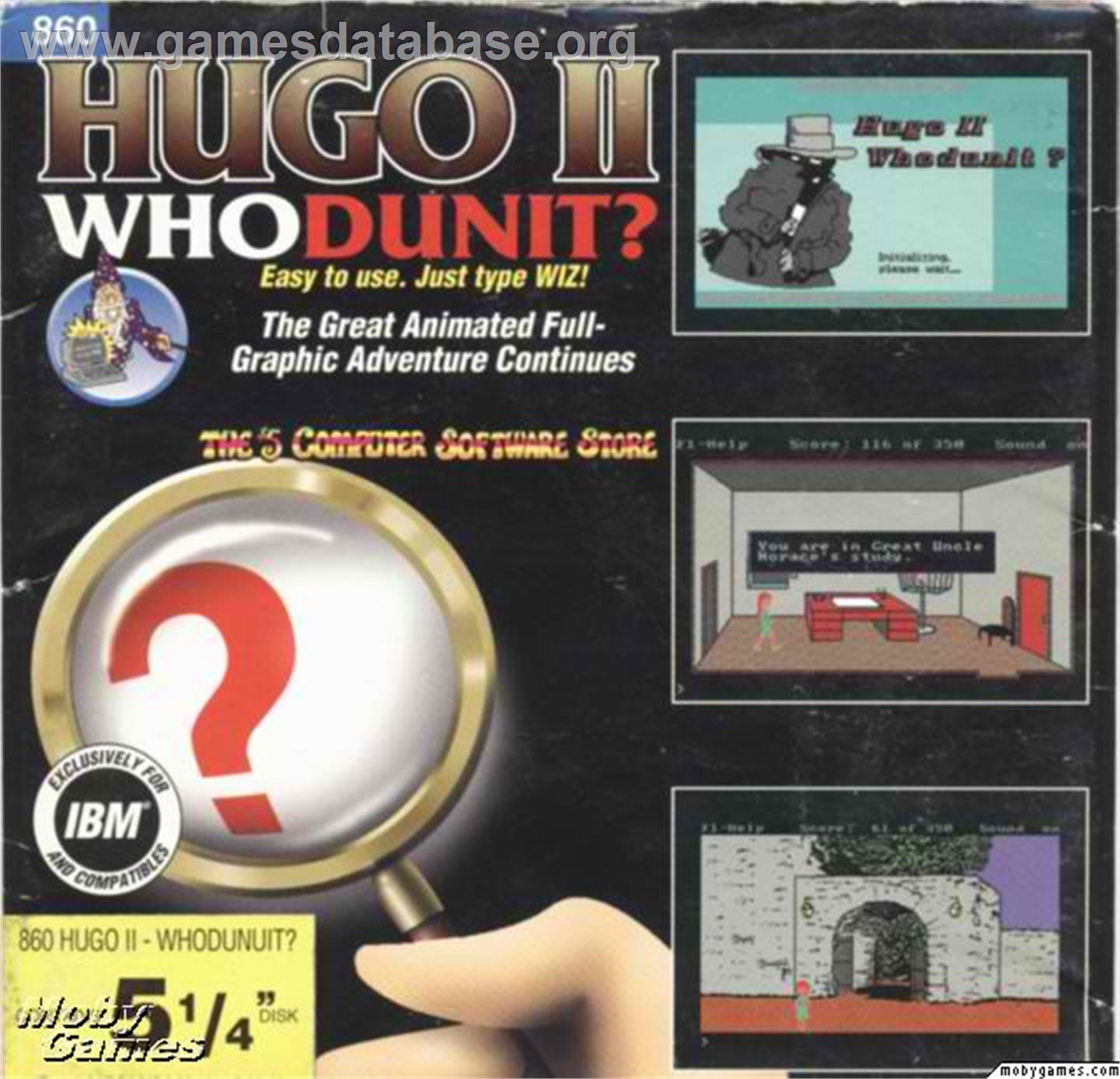 Hugo 2 - Whodunit - Microsoft DOS - Artwork - Box