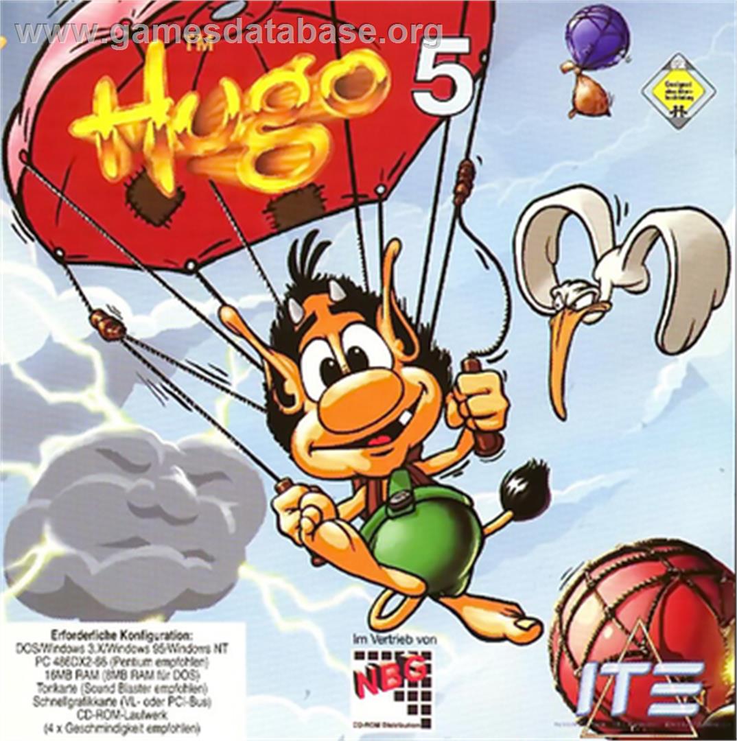 Hugo 5 - Microsoft DOS - Artwork - Box