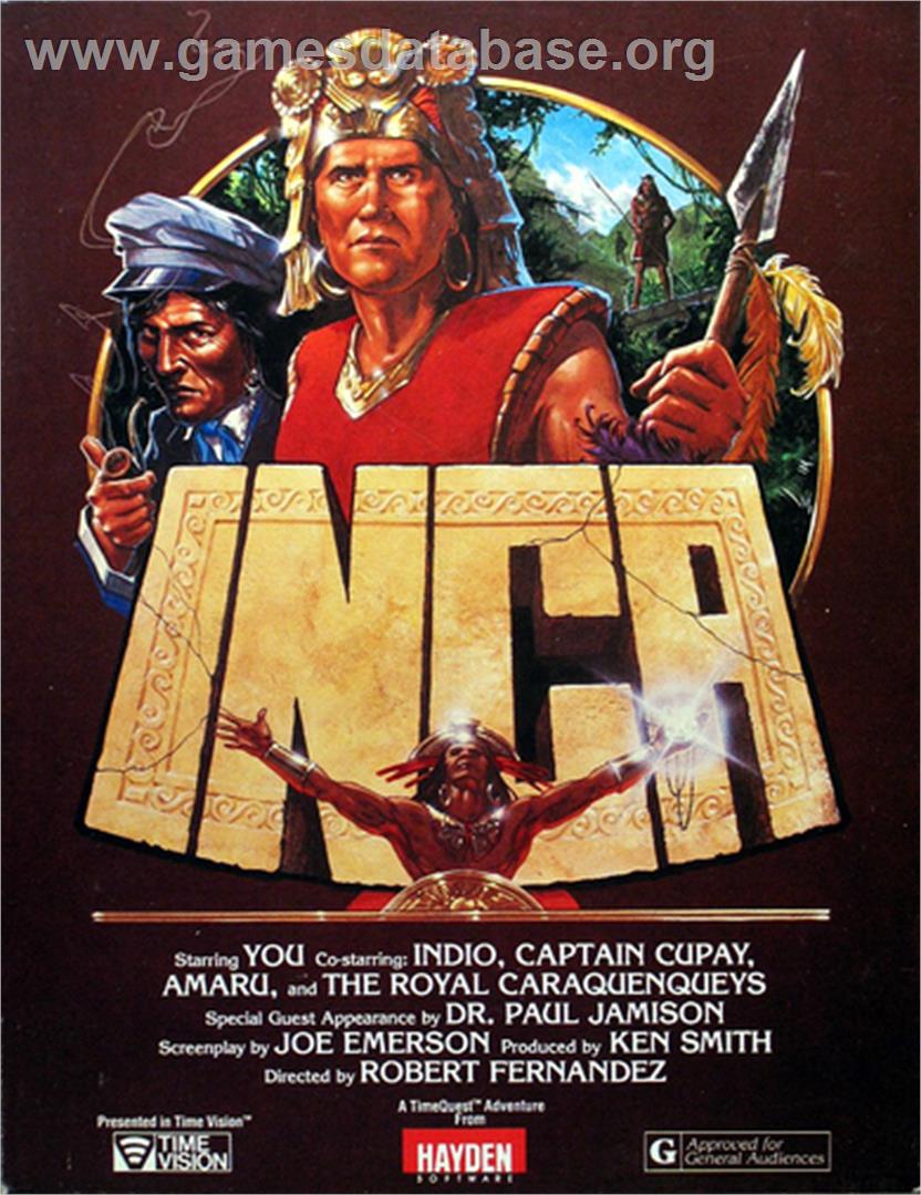 Inca (1985) - Microsoft DOS - Artwork - Box