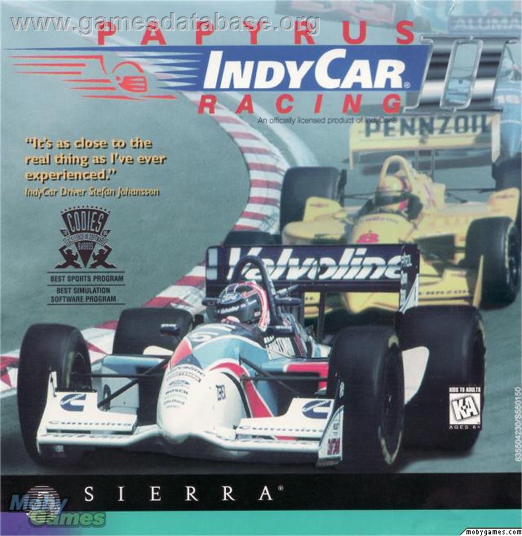 Indycar Racing 2 - Microsoft DOS - Artwork - Box
