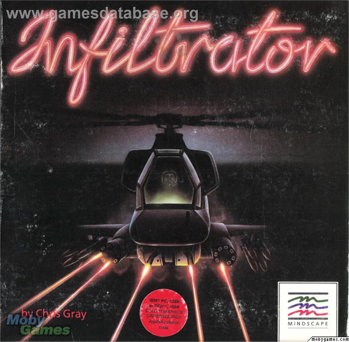 Infiltrator - Microsoft DOS - Artwork - Box