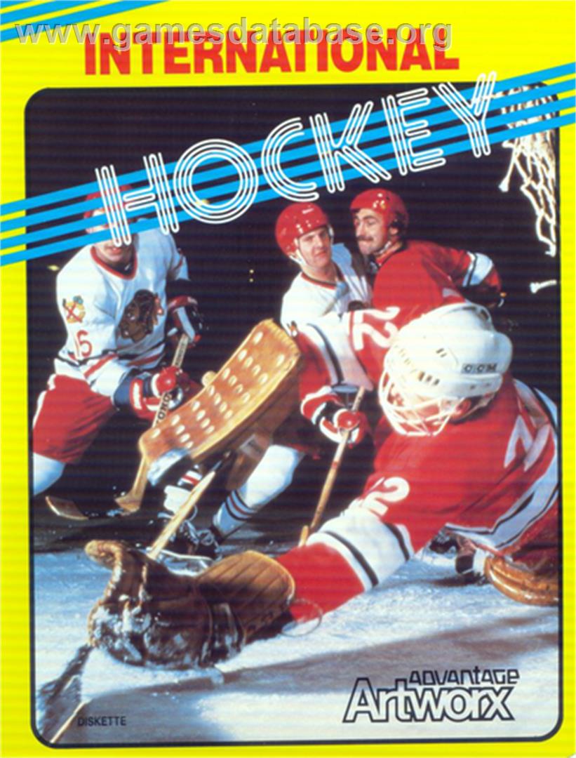 International Hockey - Microsoft DOS - Artwork - Box