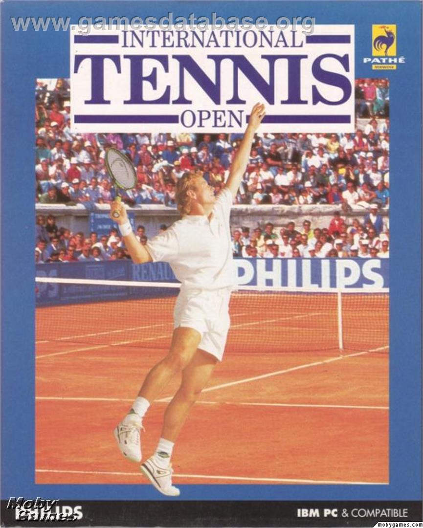 International Tennis Open - Microsoft DOS - Artwork - Box
