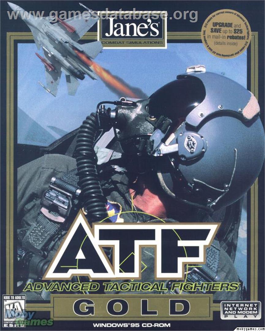 Jane's Combat Simulations Advanced Tactical Fighters - Microsoft DOS - Artwork - Box