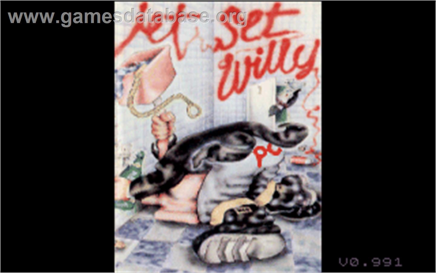 Jet Set Willy - Microsoft DOS - Artwork - Box