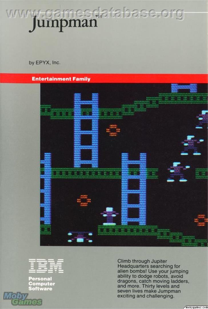 Jumpman - Microsoft DOS - Artwork - Box