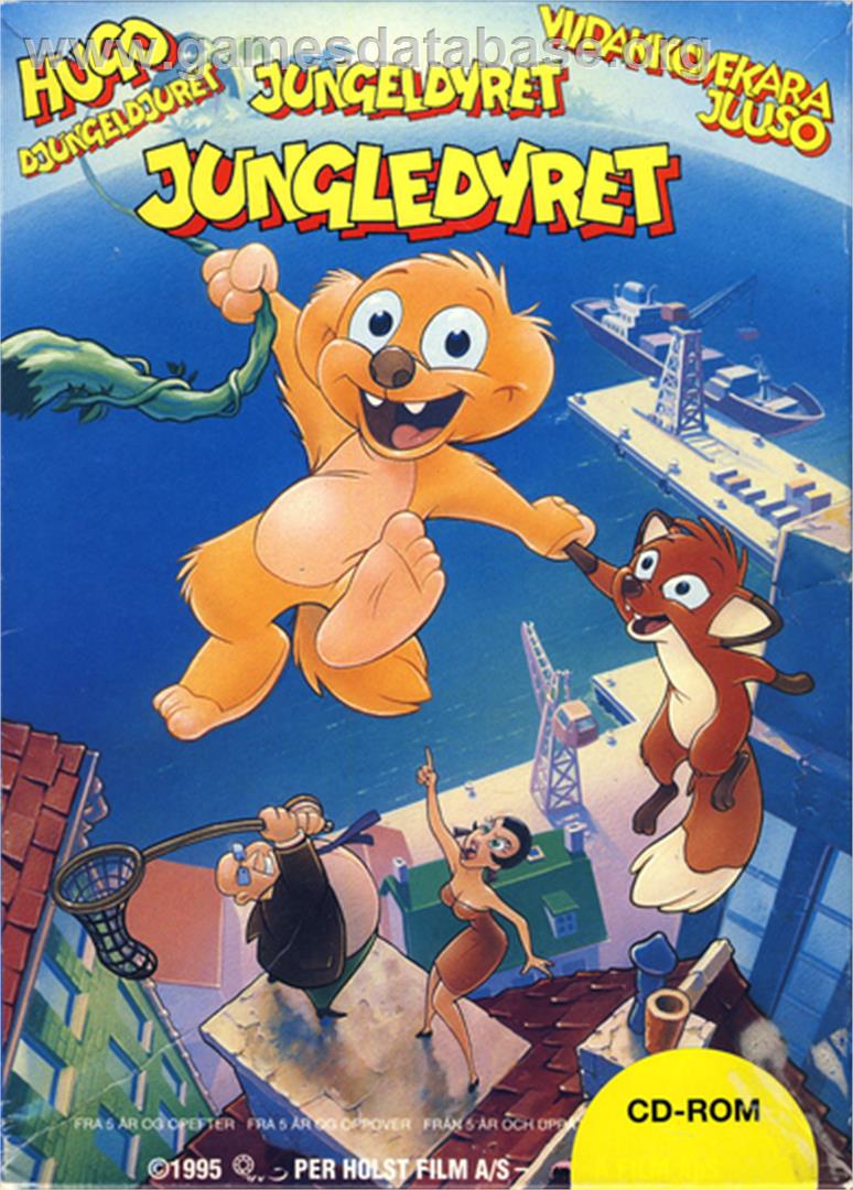 Jungledyret Hugo - Microsoft DOS - Artwork - Box