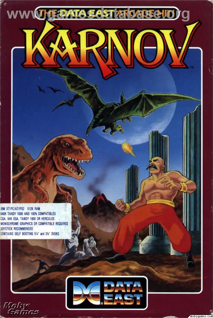 Karnov - Microsoft DOS - Artwork - Box
