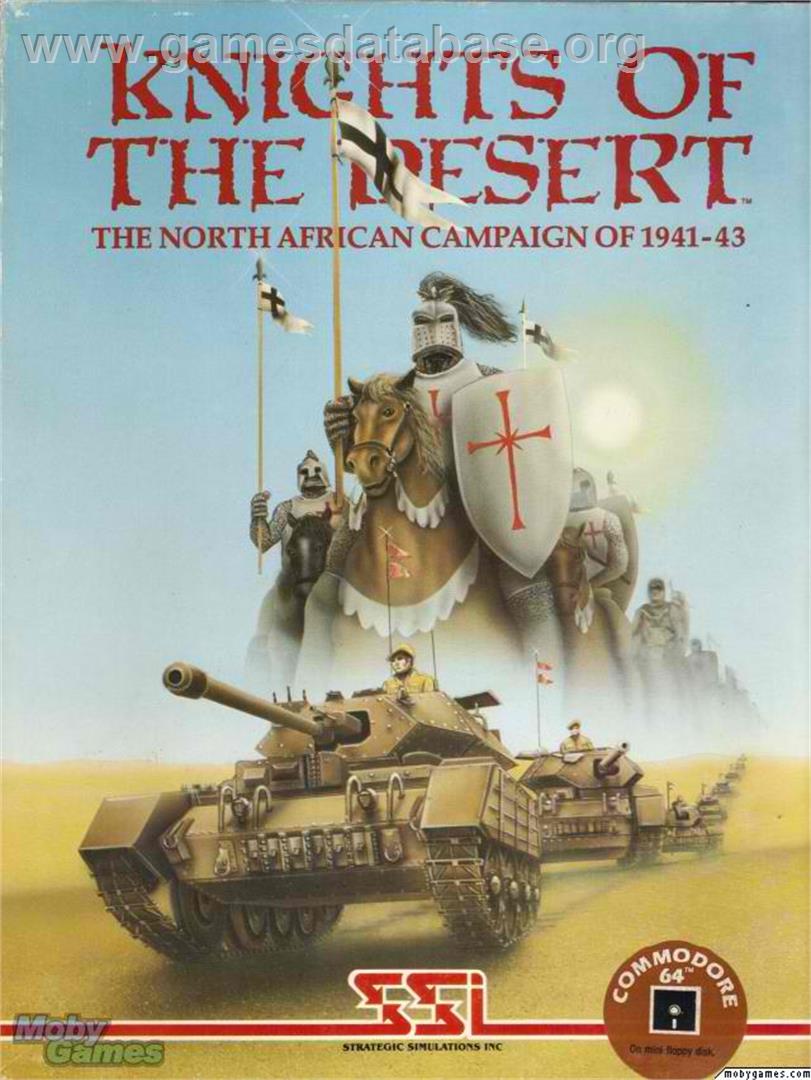 Knights of the Desert - Microsoft DOS - Artwork - Box