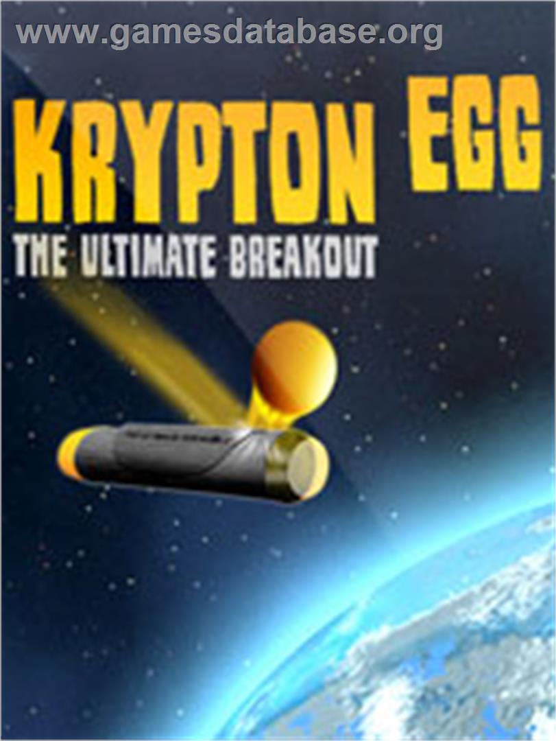 Krypton Egg - Microsoft DOS - Artwork - Box