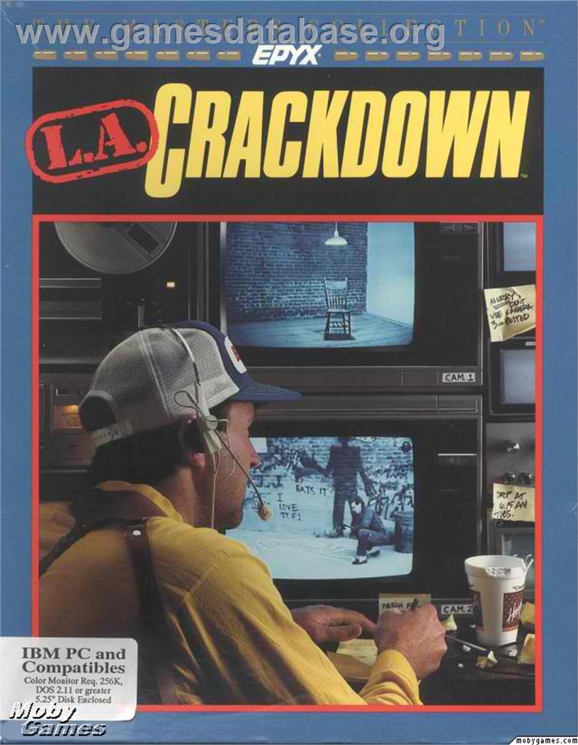 L.A. Crackdown - Microsoft DOS - Artwork - Box