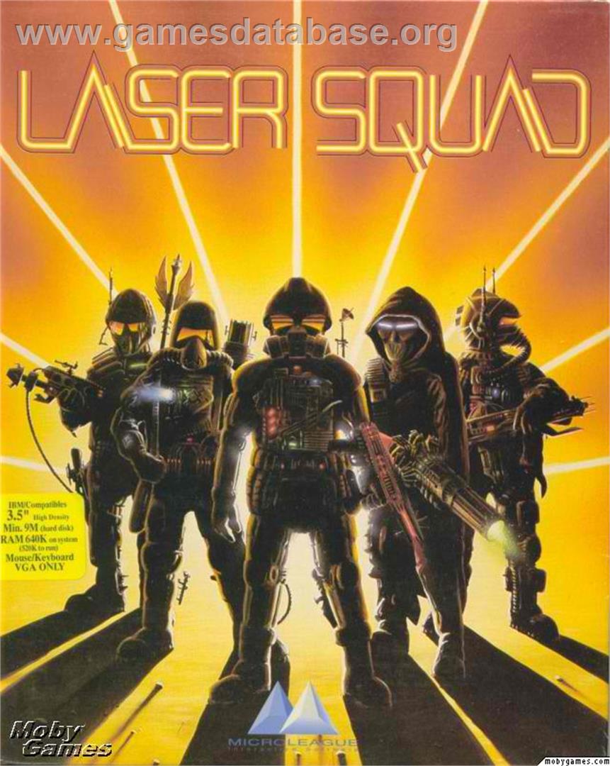 Laser Squad - Microsoft DOS - Artwork - Box