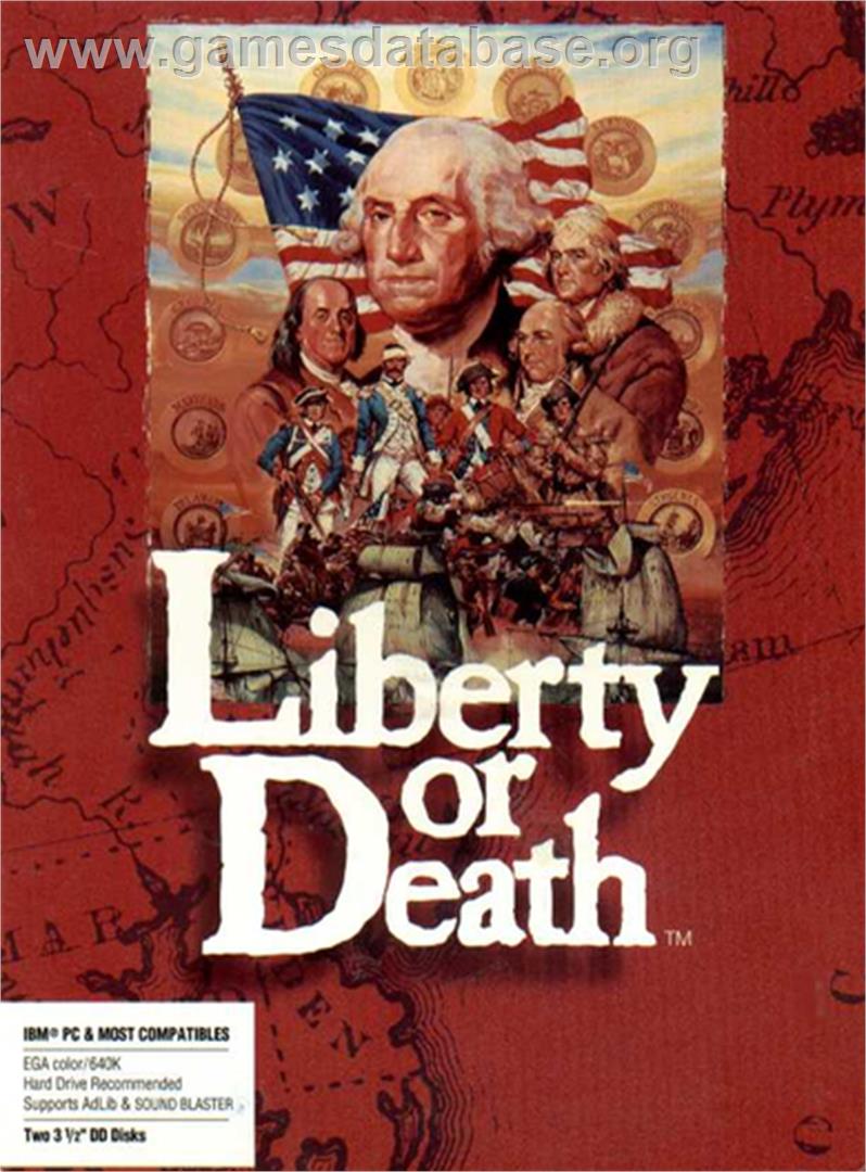 Liberty or Death - Microsoft DOS - Artwork - Box