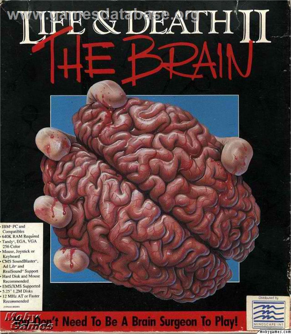 Life & Death 2 - The Brain - Microsoft DOS - Artwork - Box