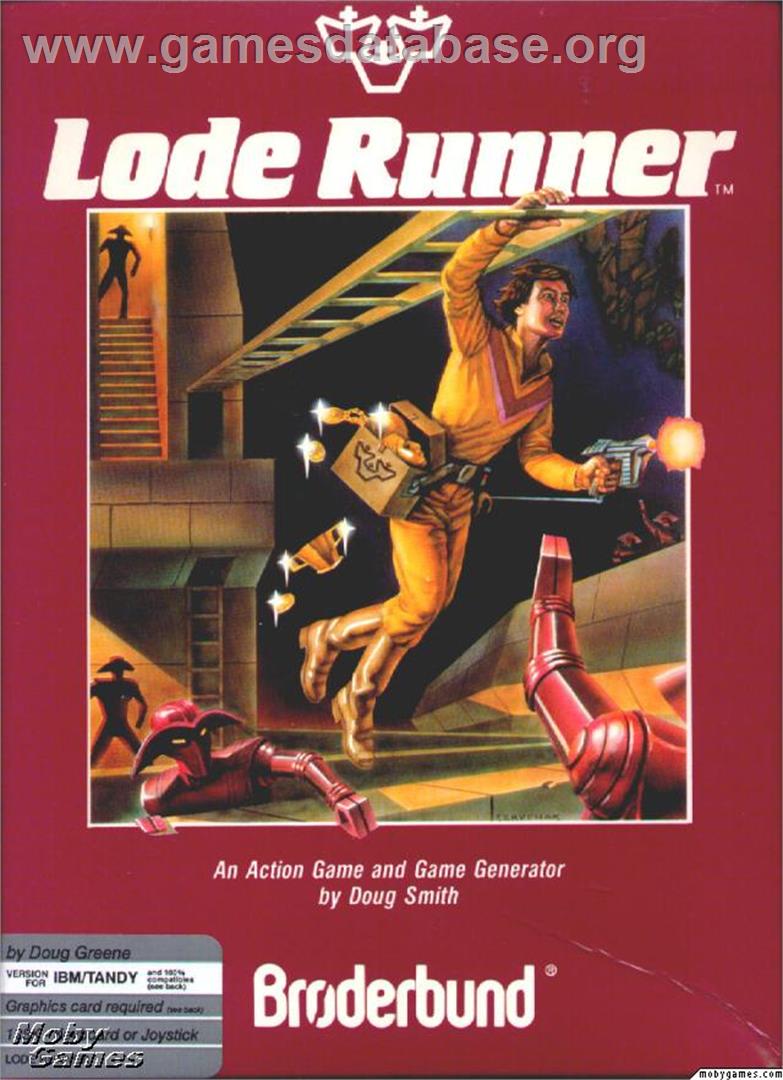 Lode Runner - Microsoft DOS - Artwork - Box
