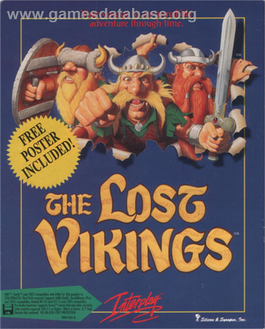 Lost Vikings, The - Microsoft DOS - Artwork - Box