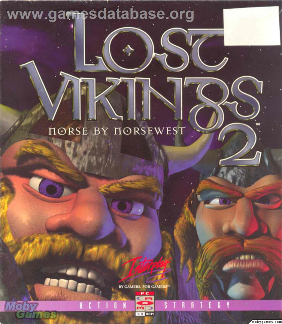 Lost Vikings 2 - Norse by Norsewest - Microsoft DOS - Artwork - Box