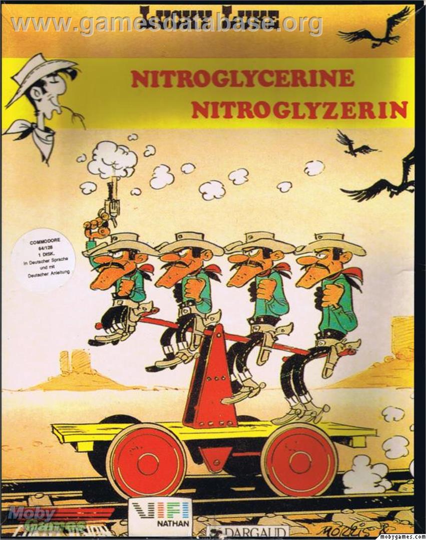 Lucky Luke - Nitroglycérine - Microsoft DOS - Artwork - Box