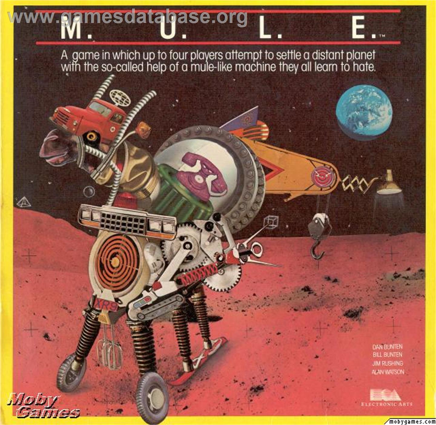 M.U.L.E. - Microsoft DOS - Artwork - Box