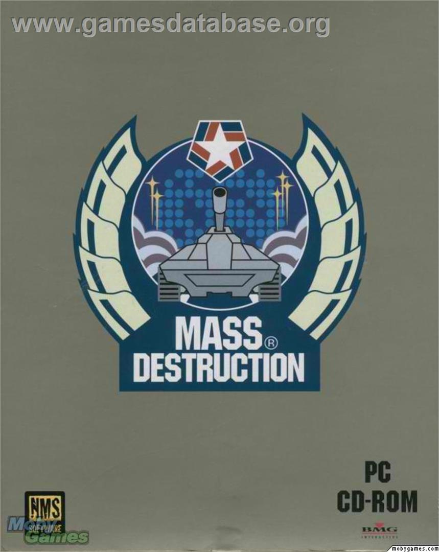 Mass Destruction - Microsoft DOS - Artwork - Box