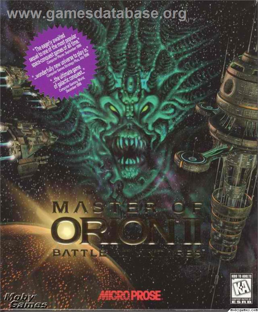 Master Of Orion 2 - Battle At Antares - Microsoft DOS - Artwork - Box
