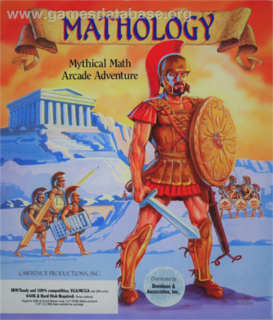 Mathology - Microsoft DOS - Artwork - Box