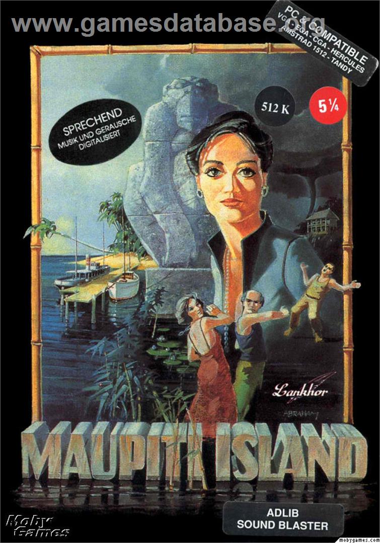 Maupiti Island - Microsoft DOS - Artwork - Box