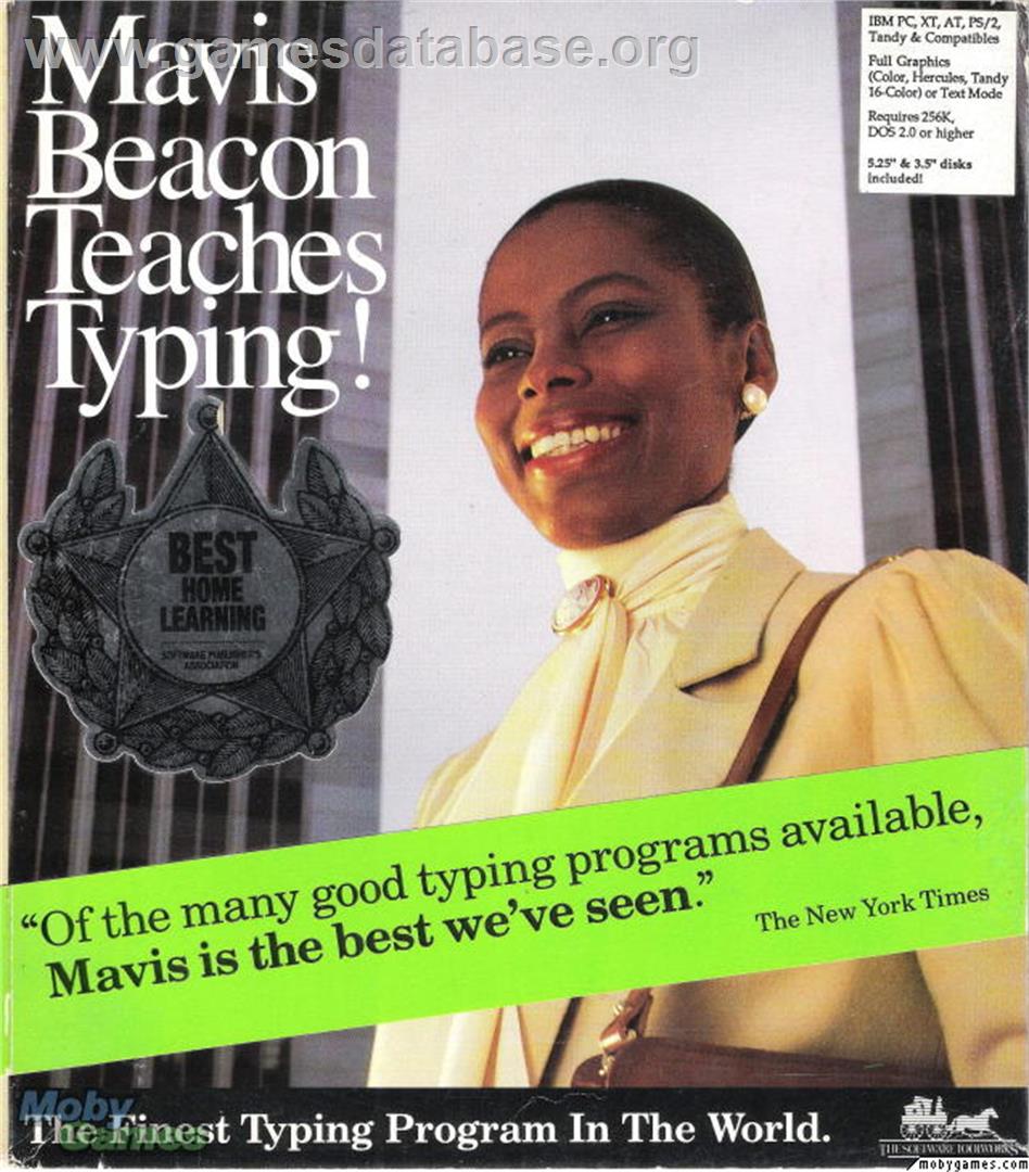 Mavis Beacon Teaches Typing! - Microsoft DOS - Artwork - Box