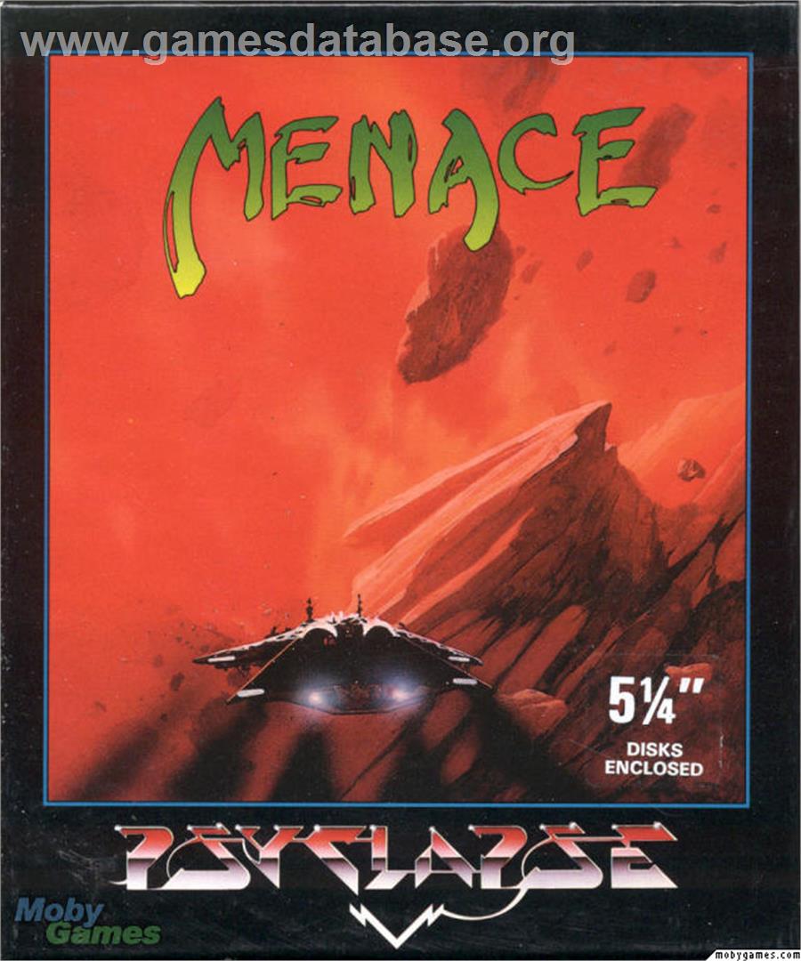 Menace - Microsoft DOS - Artwork - Box