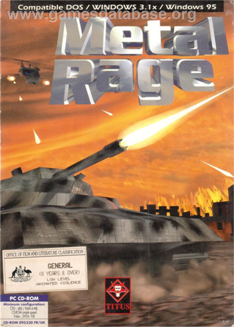 Metal Rage - Microsoft DOS - Artwork - Box