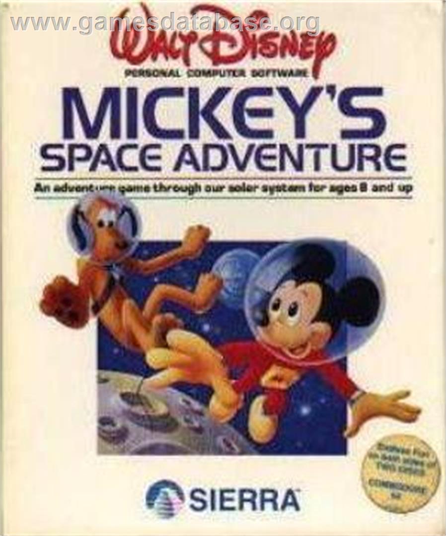 Mickey's Space Adventure - Microsoft DOS - Artwork - Box