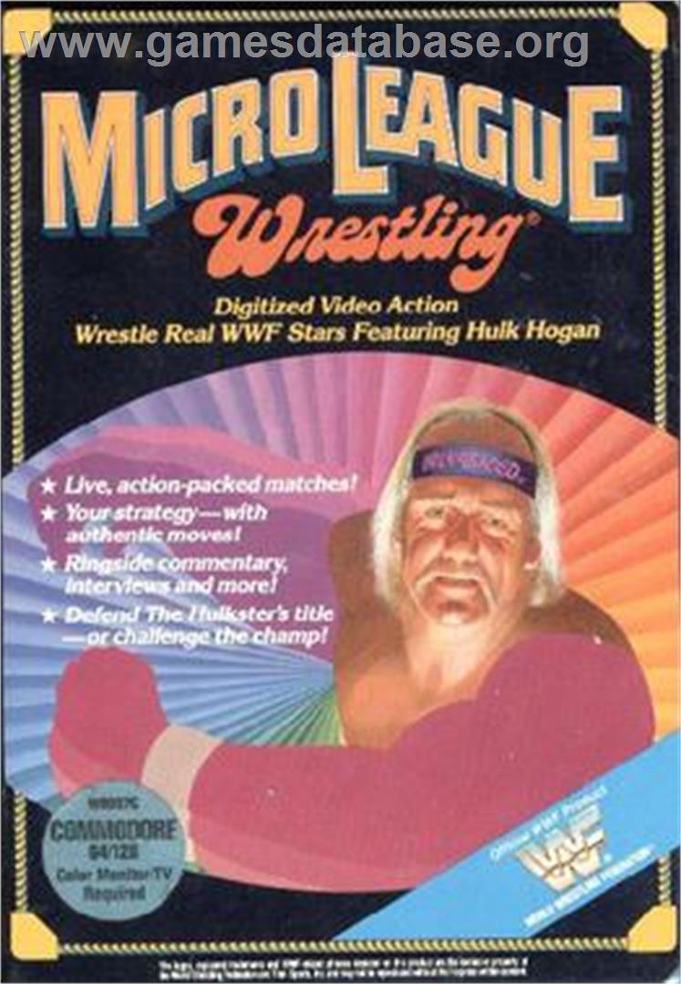 MicroLeague Wrestling - Microsoft DOS - Artwork - Box