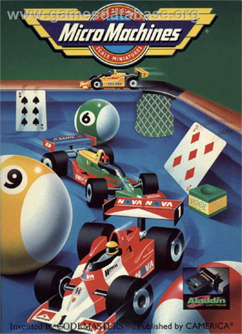 Micro Machines - Microsoft DOS - Artwork - Box