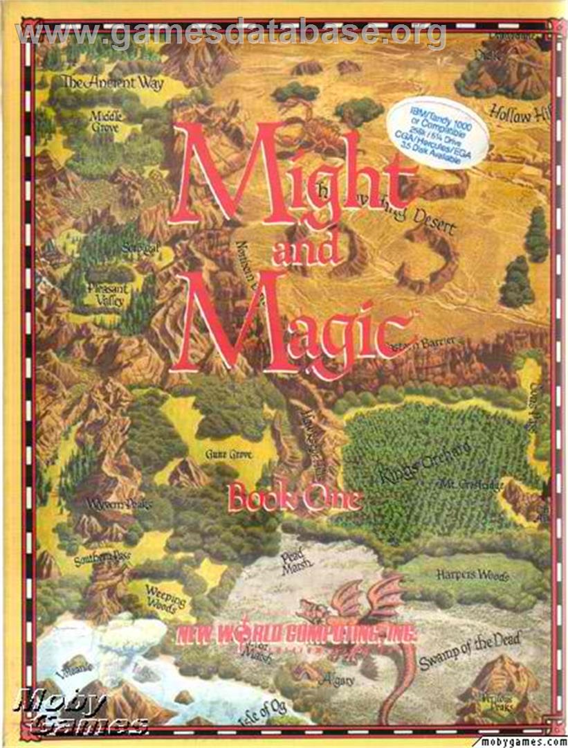 Might And Magic - Book One - Microsoft DOS - Artwork - Box