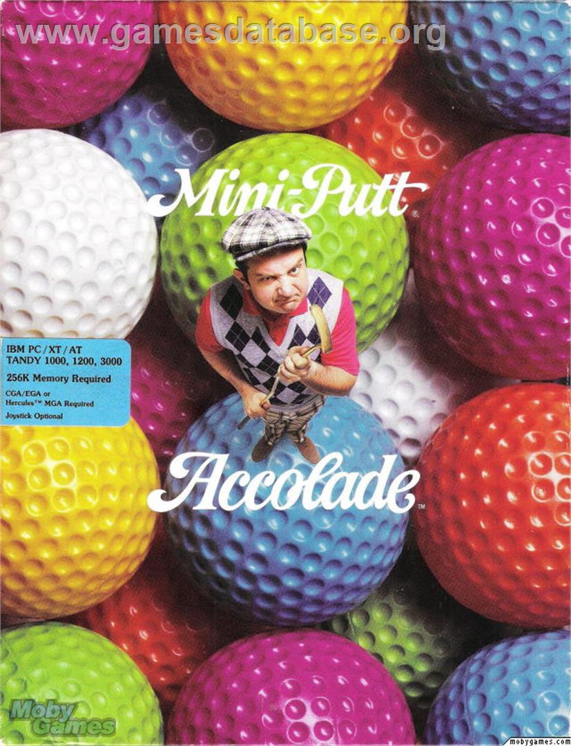 Mini-Putt - Microsoft DOS - Artwork - Box