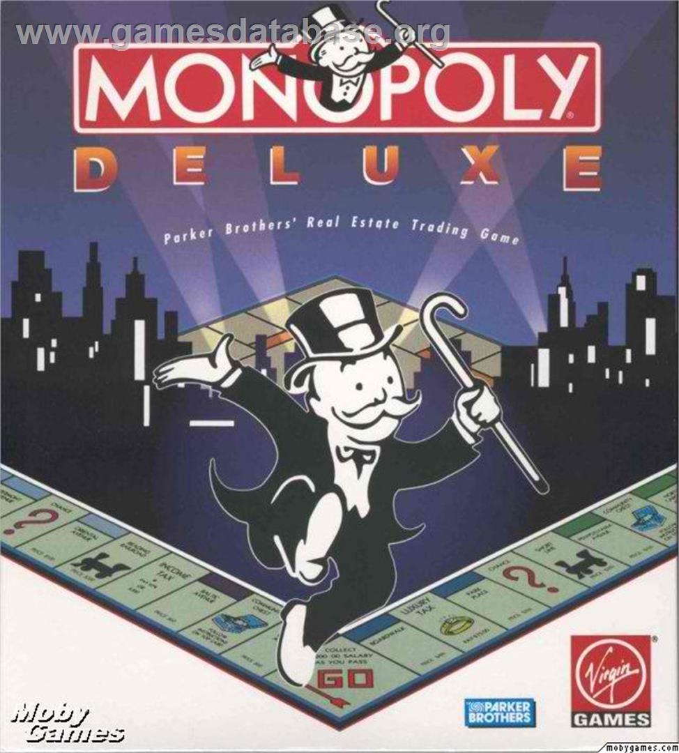 Monopoly Deluxe - Microsoft DOS - Artwork - Box