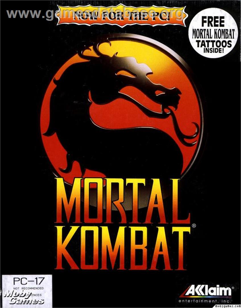 Mortal Kombat - Microsoft DOS - Artwork - Box