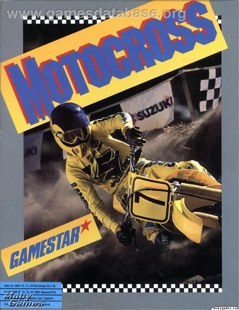 Motocross - Microsoft DOS - Artwork - Box