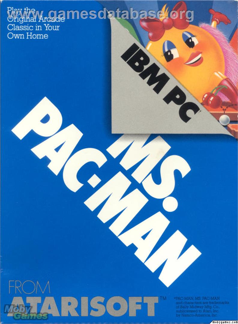 Ms. Pac-man - Microsoft DOS - Artwork - Box